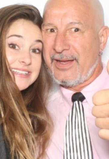 Lonnie Woodley with his daughter Shailene Woodley